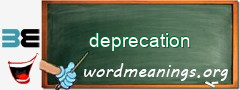 WordMeaning blackboard for deprecation